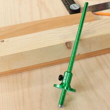 Wheel Marking Gauge - Woodworking Marking Scriber - Wood Marking Tools With Graduated Inch & MM Scale - Wood Scribe Tool For Carpenter - Parallel Line Drawing Mortise Measuring Tool - one-size - View 8