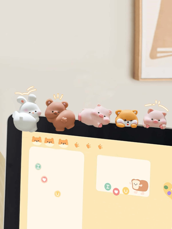 新款办公室电脑装饰派对可爱公园可爱小鸭平板小摆件车内