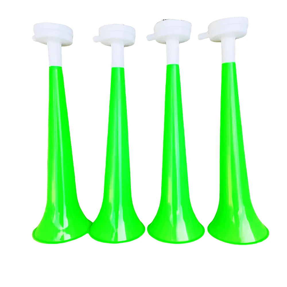 4 件套塑料体育场喇叭，球迷欢呼 - 綠色 - 查看 1