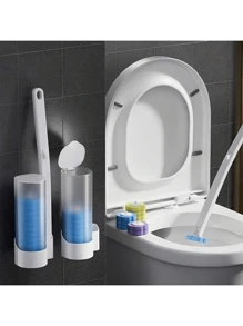 3-In-1fragrance Disposable Toilet Brush Cleaning Heads Refills,18Pcs Refill Pads,Disposable Toilet Cleaning Sponge Heads,Toilet Cleaning Brush Heads,Bathroom Cleaning Brush Heads Refills,Cleaning Supplies, Cleaning Tools