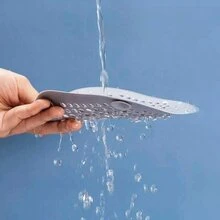 1pc Large Silicone Hair Catcher And Drain Stopper, Fit For Bath Tub And Shower, (For Better Effect, Press Down On The Drain When Wet), Prevents Clogging And Odor, Kitchen Sink, Bathroom, Home Floor Drain Filter