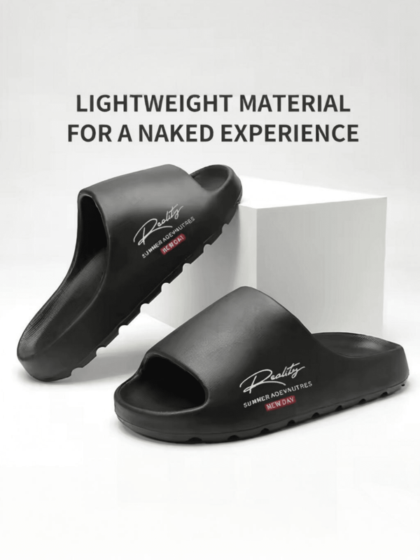 Men's And Women's Casual Slippers Thick-Soled Wear-Resistant Non-Slip Heightening Comfortable Soft Casual Beach Sandals