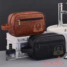 1 pieza Regalo personalizado para padrinos, neceser personalizado para hombres, neceser de viaje personalizado, regalo de aniversario para él, regalo de Navidad para hombres, regalo del Día del Padre, regalo de cumpleaños para papá - Ver 10