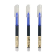 1/3/6/10/12/30支装直头液体圆珠笔速干测试签名凝胶笔0.5mm黑色蓝色墨水学校办公圆珠笔文具学校走珠笔 - 預設 - 查看 16