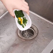 1pc Large Silicone Hair Catcher And Drain Stopper, Fit For Bath Tub And Shower, (For Better Effect, Press Down On The Drain When Wet), Prevents Clogging And Odor, Kitchen Sink, Bathroom, Home Floor Drain Filter