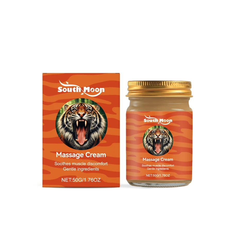 Crema muscular South Moon, suave para aliviar las molestias articulares y de rodilla, crema de masaje diaria de 4,4 x 6,7 cm - Multicolor - Ver 1