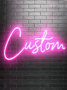 Enseigne au néon à LED personnalisée - Décoration murale personnalisée énergique, facile à installer, sans batterie, niveau de luminosité réglable, convient pour les bars, les mariages, les anniversaires, les fêtes et les occasions spéciales - Déco maison personnalisée DIY, cadeau créatif