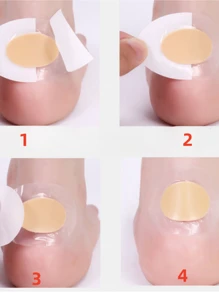 120 pegatinas de gel de silicona para zapatos, cuidado de los pies altamente adhesivo, almohadillas de gel, pegatinas transparentes ultradelgadas para talón, pegatinas anti rozaduras para talón, pegatinas impermeables para tacones altos disponibles para todas las estaciones