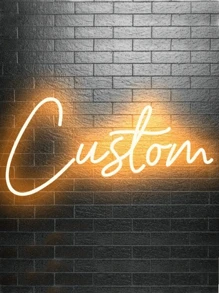 Enseigne au néon à LED personnalisée - Décoration murale personnalisée énergique, facile à installer, sans batterie, niveau de luminosité réglable, convient pour les bars, les mariages, les anniversaires, les fêtes et les occasions spéciales - Déco maison personnalisée DIY, cadeau créatif