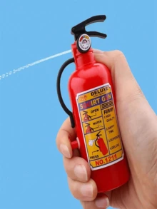 1pc Joke Extinguisher Water Gun, Creative Water Spray Toy For Summer Beach, Outdoor Activities (Button Style Random) - Multicolor - View 3