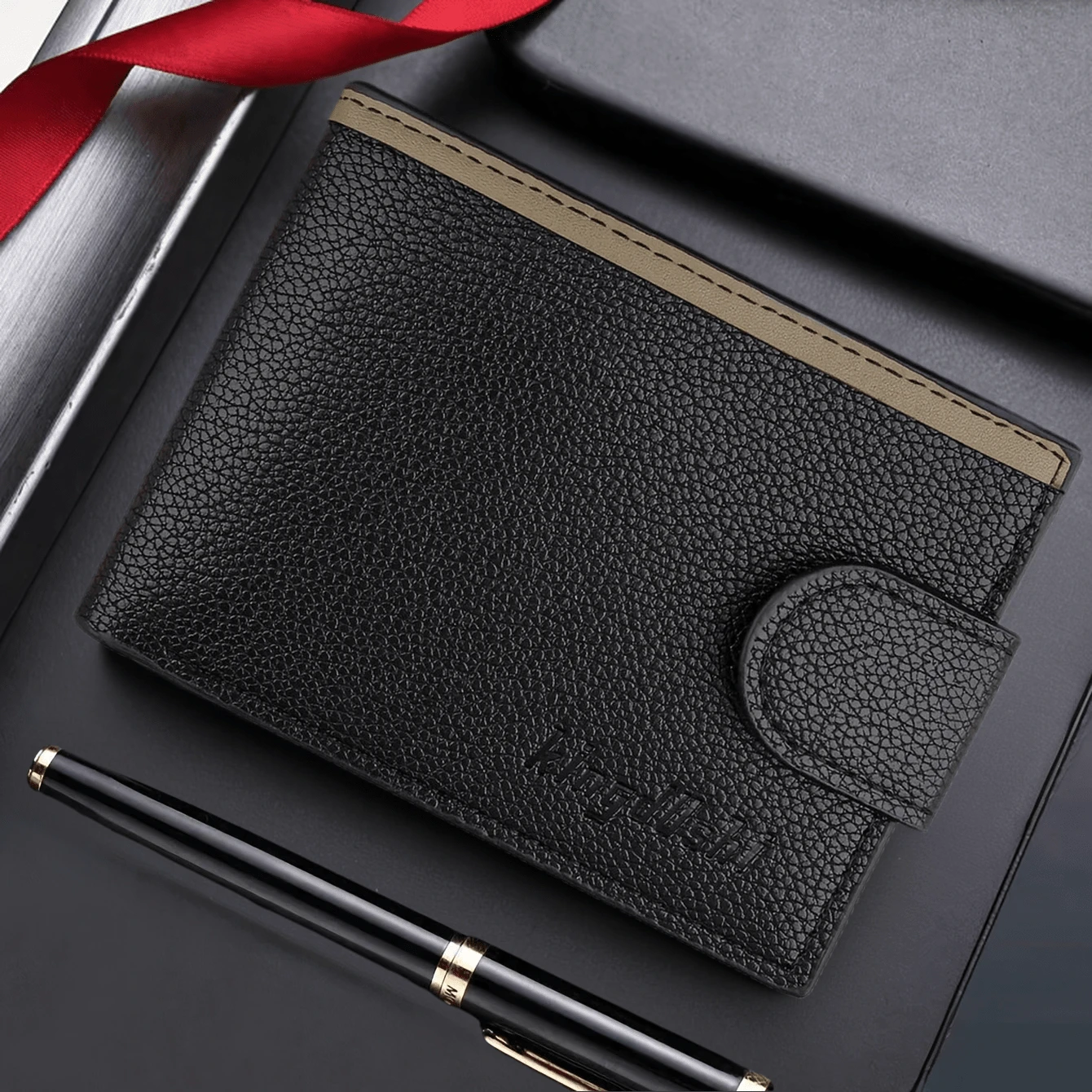 Men's Luxury Wallet Multi-Functional Card Slots Zipper Coin Pocket Bifold Wallet For Men Mini Wallet Purse Wallet Men Wallet Leather Small Wallet For Women Wallet Cute Wallet