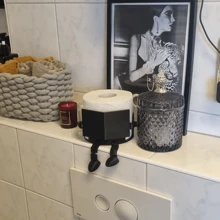 Portarotolo di carta igienica per lettura - Accessorio unico da bagno stampato in 3D per lettura, portarotolo di carta, aggiunge divertimento al bagno, adatto per decorazione domestica, bagno ufficio, bagno di famiglia o qualsiasi bagno, accessorio bagno creativo, organizzatore bagno, regalo di ritorno a scuola