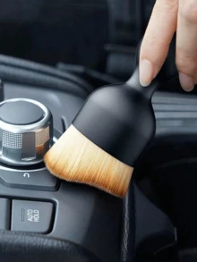 1pc Super Soft Bristle Car Cleaning Brush - Gentle Cleaning, Multi-Functional Interior Duster Tool, Deep Cleans Hard-To-Reach Areas, Essential Car Care Accessory - Multicolor - View 13