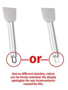 1pc Stainless Steel Cleaning Scraper - Multipurpose Metal Utility Spatula, Suitable For Kitchen, Bathroom, Home - No Electricity Needed, Durable, Space-Saving Design - Default - View 8