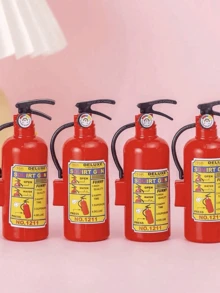 1pc Joke Extinguisher Water Gun, Creative Water Spray Toy For Summer Beach, Outdoor Activities (Button Style Random) - Multicolor - View 6