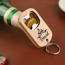 10 Pieces, 30 Pieces, And 50 Pieces Of Carved Wooden Bottle Openers, Suitable For Carving Pattern Names, Groomsmen Gifts, Wedding Party Gifts, Best Men's Gifts, And Essential Home Bottle Openers