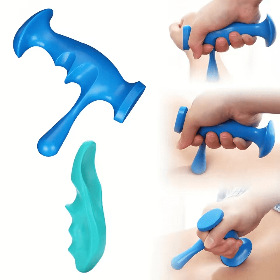 Portable Massager Thumb Finger Pressure Press Trigger Point Full Body Foot Back Manual Tools Deep Relaxed Relieve Fatigue