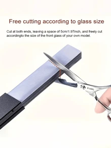 1pc Retractable Car Sunshade - UV Protection, Heat Insulation, Easy To Paste And Install, Aluminum Material, Ideal For Front Windshield, Foldable Car Sunscreen, Heat & UV Resistant, Anti-Scratch, Retractable Car Windshield Sunshade Curtain