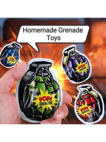 50 piezas/100 piezas por paquete, Escena CS, diversión interminable. Tíralos y van "¡Bang!", súper relajante. Ideal para bromas de oficina, bromas del Día de los Inocentes y entretenimiento en el aula. Puede traer una alegría interminable a personas de todas las edades. Se puede usar como recompensas escolares/regalos de cumpleaños/regalos del Día de la Prisión, y también como juguetes de alivio del estrés de la oficina. - Multicolor - Ver 8