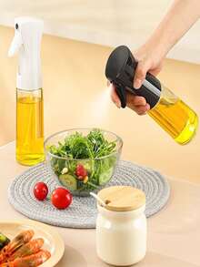 这款按压式喷油瓶，家用调味瓶，厨房油雾分配器，轻巧耐用，适合日常居家使用。它可以精确控制喷油量，尤其适用于空气炸、烘焙和少油煎炸等烹饪方式。 - 彩色 - 查看 6