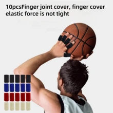 10 件/套户外运动篮球/排球/羽毛球手指套保护器 - 彩色 - 查看 4