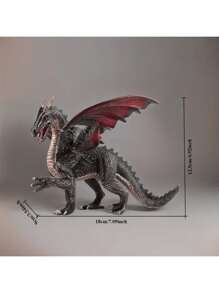 Modelo de animales sólidos y realistas. Juguetes de modelos de monstruos, demonios y dragones, como Dragón de lava, Dragón de hielo, Modelos de animales dinosaurios, para decoración del hogar, piezas de exhibición, regalos festivos.