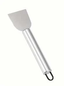 1pc Stainless Steel Cleaning Scraper - Multipurpose Metal Utility Spatula, Suitable For Kitchen, Bathroom, Home - No Electricity Needed, Durable, Space-Saving Design - Default - View 5