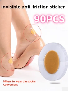 120 pegatinas de gel de silicona para zapatos, cuidado de los pies altamente adhesivo, almohadillas de gel, pegatinas transparentes ultradelgadas para talón, pegatinas anti rozaduras para talón, pegatinas impermeables para tacones altos disponibles para todas las estaciones