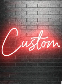 Enseigne au néon à LED personnalisée - Décoration murale personnalisée énergique, facile à installer, sans batterie, niveau de luminosité réglable, convient pour les bars, les mariages, les anniversaires, les fêtes et les occasions spéciales - Déco maison personnalisée DIY, cadeau créatif
