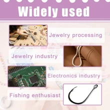 1 Stück/4 Stücke Schmuck Zangen Werkzeug-Set beinhaltet Nadel, Rundkabelschneider und gebogene Spitzzangen für Schmuckherstellung, Perlen, Reparatur, Drahtverflechtung, Mehrzweck-Werkzeuge, Haushaltsartikel
