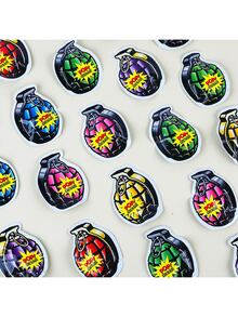 50 piezas/100 piezas por paquete, Escena CS, diversión interminable. Tíralos y van "¡Bang!", súper relajante. Ideal para bromas de oficina, bromas del Día de los Inocentes y entretenimiento en el aula. Puede traer una alegría interminable a personas de todas las edades. Se puede usar como recompensas escolares/regalos de cumpleaños/regalos del Día de la Prisión, y también como juguetes de alivio del estrés de la oficina. - Multicolor - Ver 11