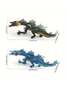 Modelo de animales sólidos y realistas. Juguetes de modelos de monstruos, demonios y dragones, como Dragón de lava, Dragón de hielo, Modelos de animales dinosaurios, para decoración del hogar, piezas de exhibición, regalos festivos.