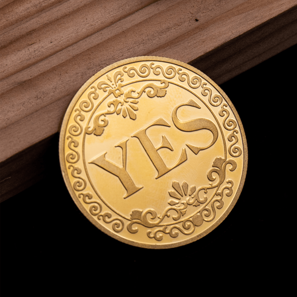 1pc YES Or NO Metal Decision Coin Small Gift Commemorative Coins