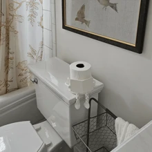 Portarotolo di carta igienica per lettura - Accessorio unico da bagno stampato in 3D per lettura, portarotolo di carta, aggiunge divertimento al bagno, adatto per decorazione domestica, bagno ufficio, bagno di famiglia o qualsiasi bagno, accessorio bagno creativo, organizzatore bagno, regalo di ritorno a scuola