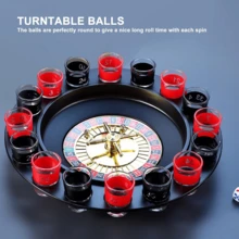 This Set Includes 2 Balls And 16 Cups, A Russian Roulette Wheel, Which Is A Drinking Game Called "Spin And Fun", Suitable For Drinking Games In KTV, Bars And Nightclubs. This Is A Very Fun Drinking Game. - Multicolor - View 10