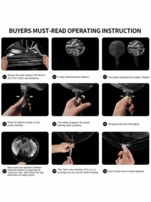 3/10/50 个 10-36 英寸透明泡泡气球，透明充气氦气球，适用于婚礼、生日派对装饰 - 無色 - 查看 8
