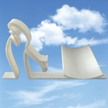Portarotolo di carta igienica minimalista stampato in 3D - Elegante supporto per rotolo di carta igienica indipendente, perfetto per bagno, camera degli ospiti, cucine, soggiorni, camper, accessorio per il bagno, idea regalo unica per accessori e organizer per il bagno, articoli per il ritorno a scuola