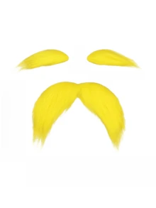 Fake Beard Self-Adhesive Novelty Fake Beard Stickers French Pirate Detective Beard Stickers Mexican Carnival Party Supplies Halloween Costume Party Accessories