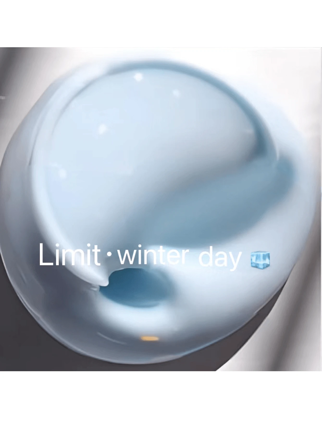 1件限量版冬季冰泥弹力史莱姆套装，透明不粘超软水晶泥，玩起来更放松 - 彩色 - 查看 1