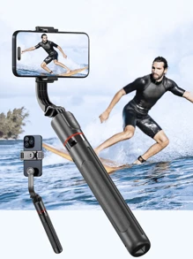 Bastone per selfie/treppiede retrattile da 170 cm/67 pollici con telecomando senza fili, compatibile con , telefoni Android, adatto per live streaming, vlog, riunioni di famiglia, feste di Natale, selfie portatili, attività all'aperto, interviste per vacanze estive, viaggi, attività all'aperto, live streaming