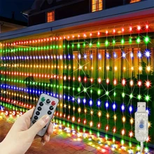USB Fairy Tale Light, Indoor Bedroom Holiday Wreath Light, Colorful Lighting, Adds Festive Ambiance, 8 Remote Control Flashing Modes, Suitable For Wedding, Birthday, Dance Party Decoration