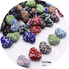 5 pezzi di perle in resina acrilica a forma di fiore di colore casuale per realizzare catene per telefono, accessori per la creazione di gioielli fai-da-te, con resistenza elevata