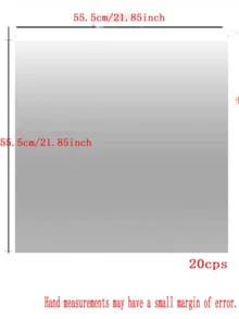 1 包 20 张纯色防水花束包装纸，哑光薄膜包装纸，用于插花 - 墨色 - 查看 2