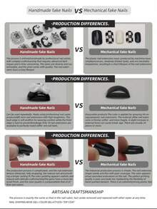 10 piezas de uñas postizas hechas a mano, uñas postizas, accesorios para uñas, uñas de verano, puntas para uñas postizas, uñas postizas de primavera cortas, uñas postizas, accesorios para uñas, forma oval, decoradas a mano con estampado de leopardo - Multicolor - Ver 8