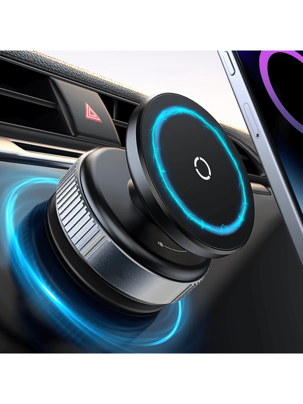 1 pièce Support de téléphone magnétique à succion pour voiture, support de téléphone rotatif, convient pour les voitures/salles de sport/miroirs/douches, accessoire de support de téléphone multifonctionnel, convient pour toutes les surfaces lisses. Organisateur de rangement pour femmes, essentiels de voyage, rentrée scolaire, rangement pour dortoir
