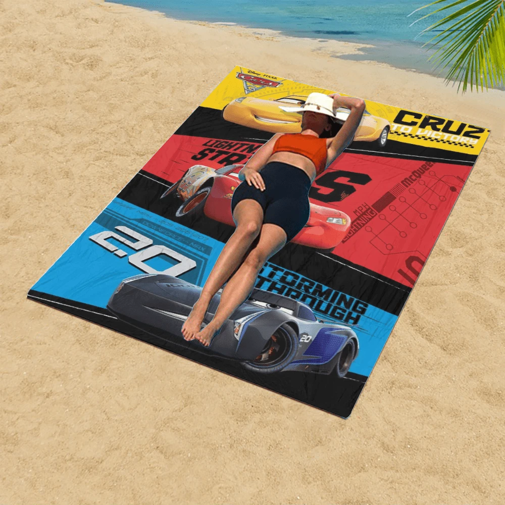 1 pieza Toalla de playa de microfibra con estampado de personaje de dibujos animados Stitch - De secado rápido, diseño absorbente, perfecta para yoga, viajes, natación, fitness, camping - Regalo ideal para el Día de San Valentín, artículo esencial para la playa, toalla de playa | Diseño lúdico | Tela de secado rápido, toalla de playa