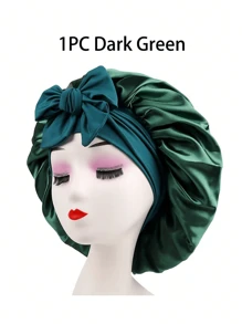 3/2/1pc Silk Bonnet For Sleeping Women ,Luxurious Satin Silky Bonnet With Adjustable Tie,Hair Accessories For Women,Head Scarf For Women's Hair,Hair Care, And Shower Luxurious Satin & Silk Bonnet For Sleeping - Adjustable Comfort Fit With Tie Band - Unisex Night Hair Protection For Men & Women