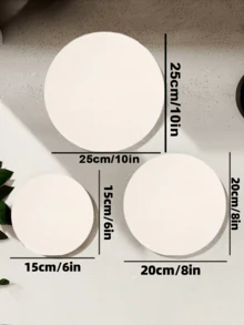 100 Piezas de papel de hornear redondo antiadherente, forros liberadores de moldes de tartas redondos - Perfecto para tartas de queso, tartas esponjosas, galletas, panes, freidoras de aire, ollas holandesas, separadores de magdalenas y tartas congeladas - Blanco - Ver 4