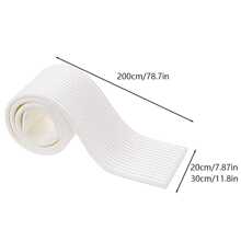 1 pieza Protector de pared grueso, Defensa de esquina de borde de ventana, cabecera de cama, lateral de cama de 200cm de largo con almohadilla de espuma autoadhesiva