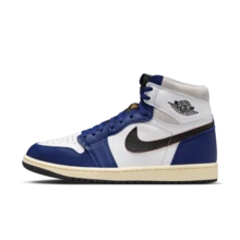 Jordan 1 Retro High OG Rare Air 鞋款 - 白色/黑色/中性灰色/藍色 - 查看 1